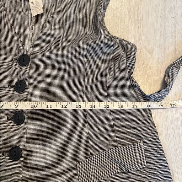 90s vintage houndstooth romper - Picture 8 of 10